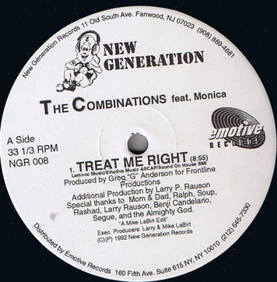 THE COMBINATIONS - Treat Me Right