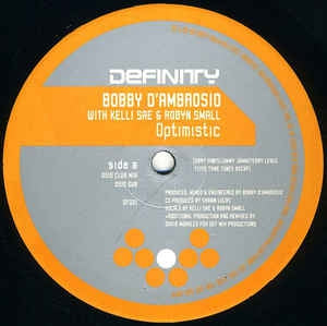 BOBBY D'AMBROSIO - Optimistic