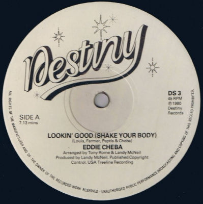 EDDIE CHEBA - Lookin' Good (Shake Your Body)