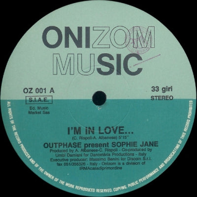 OUTPHASE PRESENT SOPHIE JANE - I'm In Love