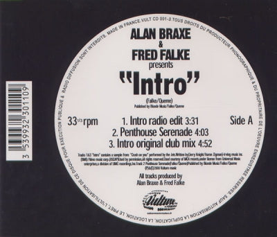 ALAN BRAXE & FRED FALKE PRES RUNNING - Intro / Most Wanted