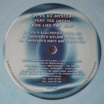 FDI VS DJ MYSTERY FEAT. TEE GREEN - Ride Like The Wind