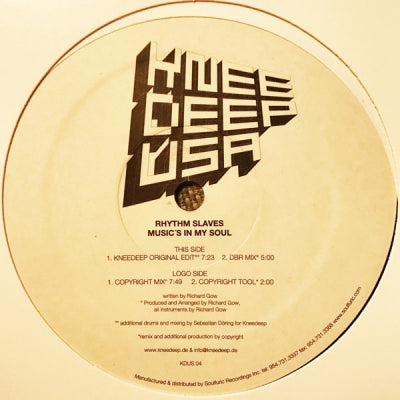 THE RHYTHM SLAVES - Music's In My Soul