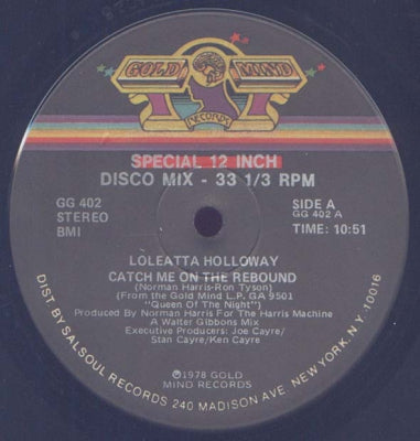 LOLEATTA HOLLOWAY / SALSOUL ORCHESTRA - Catch Me On The Rebound