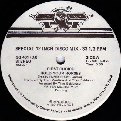 FIRST CHOICE - Hold Your Horses