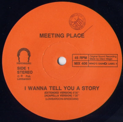 MEETING PLACE - I Wanna Tell You A Story