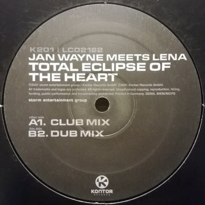 JAN WAYNE MEETS LENA - Total Eclipse Of The Heart