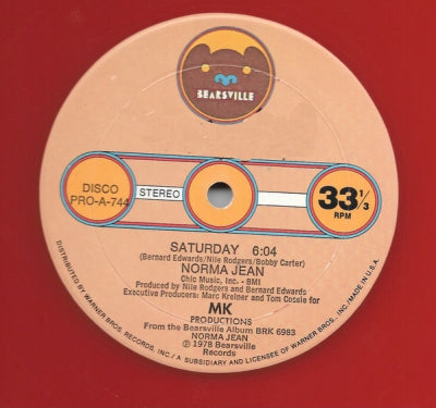 NORMA JEAN - Saturday (Remix) / This Is The Love