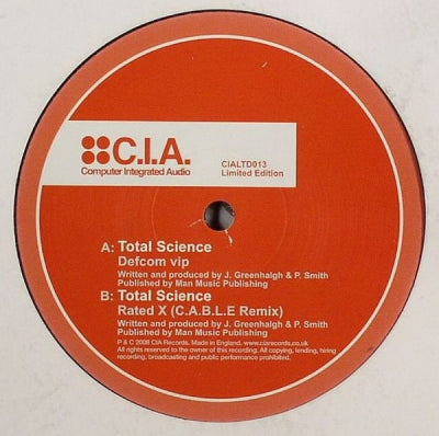 TOTAL SCIENCE - Defcom Vip / Rated X (C.A.B.L.E Remix)