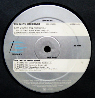 RUN DMC VS. JASON NEVINS - It's Tricky
