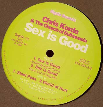 CHRIS KORDA & THE CHURCH OF EUTHANASIA - Sex Is Good