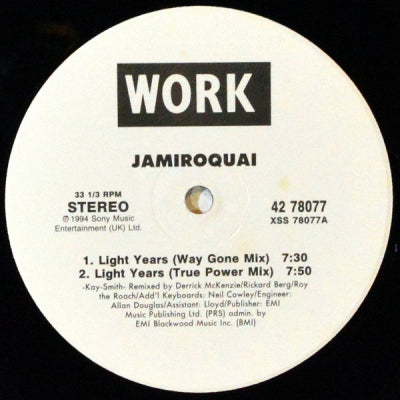JAMIROQUAI - Light Years