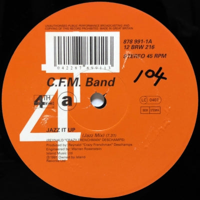 C.F.M. BAND - Jazz It Up