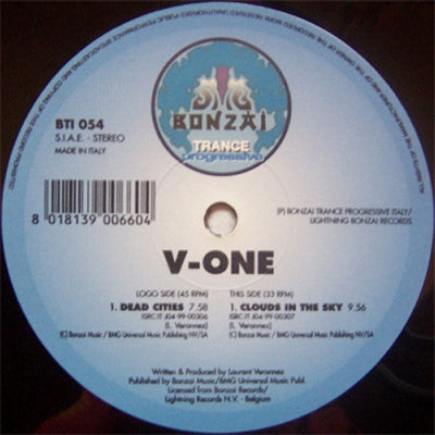 V-ONE - Dead Cities / Clouds In The Sky