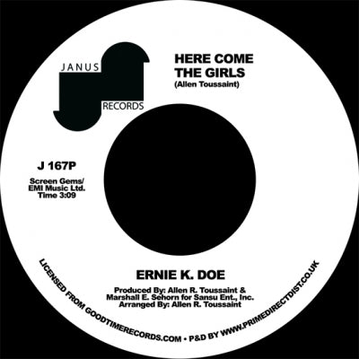 ERNIE K-DOE - Here Come The Girls