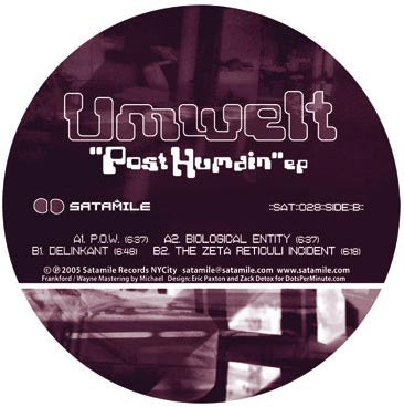 UMWELT - "Post Humain" ep