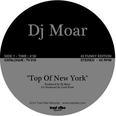 DJ MOAR - Top Of New York / To James (Edit)