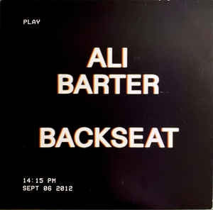 ALI BARTER - Backseat / January