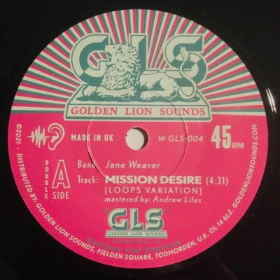 JANE WEAVER / CRAZY P - Mission Desire (Loops Variation) / Make Me Feel It