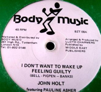 JOHN HOLT / LLOYD CHARMERS - I Don't Want To Wake Up Feeling Guilty / Reggae Sunset