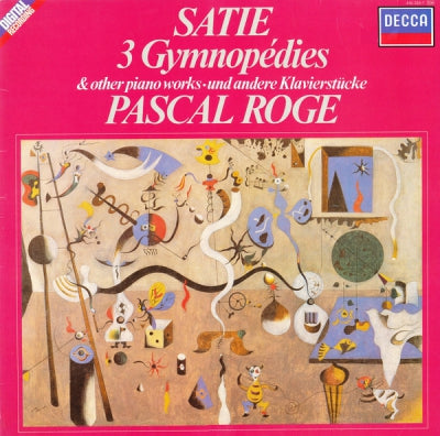SATIE - PASCAL ROGé - 3 Gymnopédies & Other Piano Works