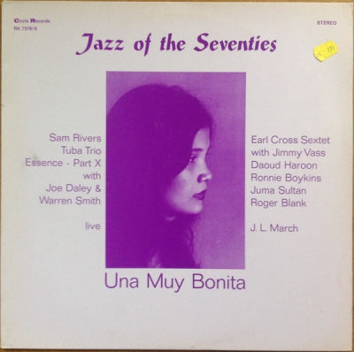 SAM RIVERS TUBA TRIO / EARL CROSS SEXTET - Jazz Of The Seventies / Una Muy Bonita