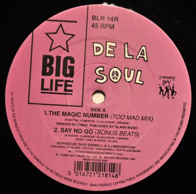 DE LA SOUL - The Magic Number Remixes