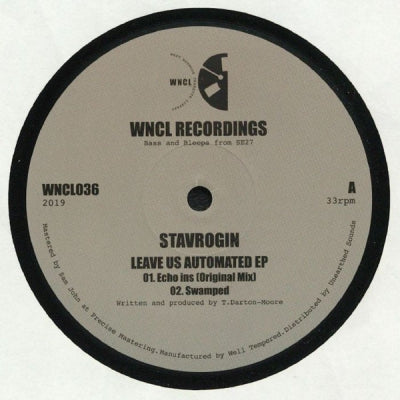 STAVROGIN - Leave Us Automated EP