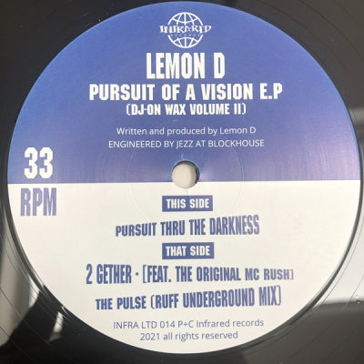 LEMON D - Pursuit Of A Vision E.P (DJ-On Wax Volume II)