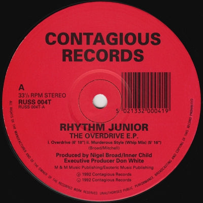 RHYTHM JUNIOR - The Overdrive EP