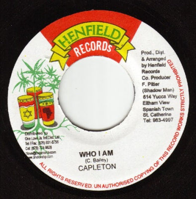 CAPLETON - Who I Am / Babatunde (Version)