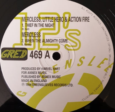 MERCILESS / LITTLE HERO & ACTION FIRE - Thief In The Night / When The Almighty Come / Seek God