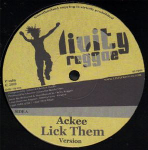 ACKEE / DENNIS "D" SELECTOR - Lick Them / Stop It Stop It