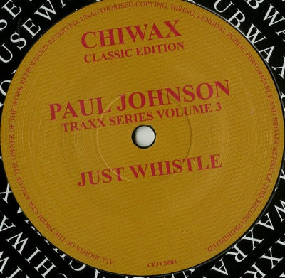 PAUL JOHNSON - Just Whistle