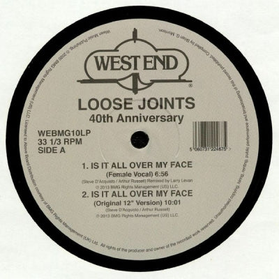 LOOSE JOINTS - Is It All Over My Face (40th Anniversary)