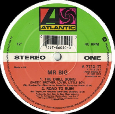MR. BIG - The Drill Song (Daddy, Brother, Lover, Little Boy)