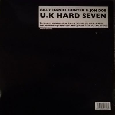 BILLY DANIEL BUNTER & JON DOE - This Is What You All Have All Been Waiting For / Under My Control