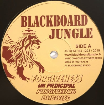 UK PRINCIPAL / COLOR RED - Forgiveness / One Law