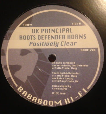 UK PRINCIPAL / PRINCE MALACHI - Positively Clear / Let Jah Love Come True