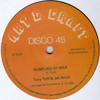 TONY TUFF & JAH STITCH - Rumours Of War