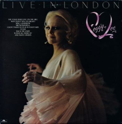 PEGGY LEE - Live In London