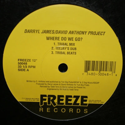 DARRYL JAMES / DAVID ANTHONY PROJECT - Where Do We Go?