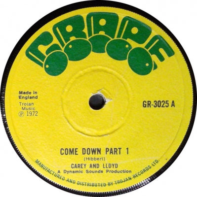 CAREY AND LLOYD / DYNAMITES - Come Down Part 1