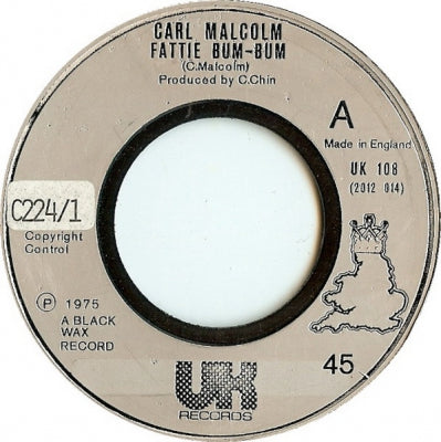CARL MALCOLM / SKIN, FLESH & BONES - Fattie Bum-Bum / Bum-Bum Situation