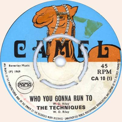 SHADES (THE TECHNIQUES) - Who You Gonna Run To