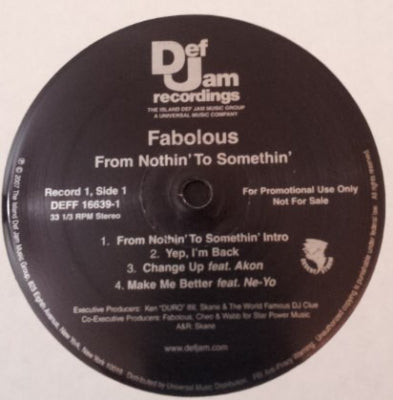 FABOLOUS - From Nothin' To Somethin'