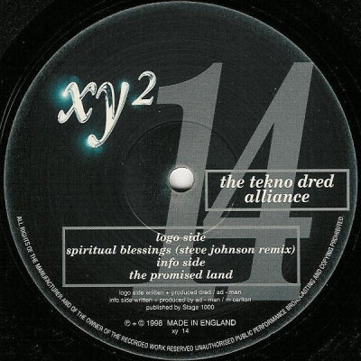 THE TEKNO DRED ALLIANCE - Spritual Blessings (Steve Johnson Remix) / The Promised Land