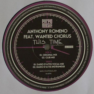 ANTHONY ROMENO FEAT. WANTED CHORUS - This Time