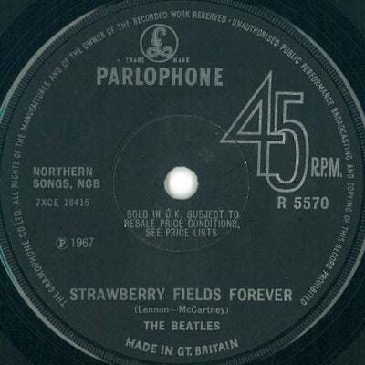 THE BEATLES - Strawberry Fields Forever / Penny Lane
