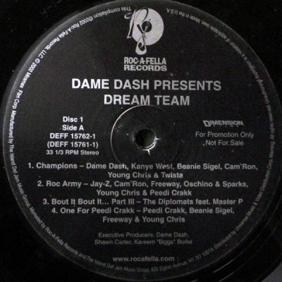 VARIOUS - Dame Dash Presents Dream Team